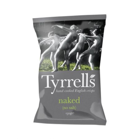 Tyrrell's Naked (No Salt) Crisps 150g
